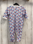 Preview: Petit Bateau Schlafanzug Gr. 62  weiß blau rote Blumen