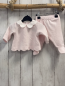 Preview: 2tlg Jacadi Pullover + Babyhose  Gr. 56  rosa Nicky weißer Kragen 