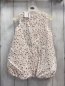 Preview: neu Steiff  Kleid  Gr. 80  weiß oliv rosa Druck Feinkord 