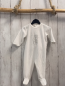 Preview: Petit Bateau  Schlafanzug  Gr. 68  weiß Nicky graue Hasen 
