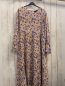 Preview: Pieces Kleid Gr. L flieder orange blau lila Blumen