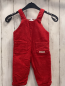 Preview: sergent major Latzhose Gr. 74  rot Kord Weihnachtsmann