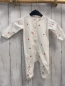 Preview: H&M  Overall Gr. 68  weiß Strick Erdbeeren 