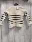 Preview: H&M  Pullover  Gr. 80  beige schwarze Streifen Rippen 