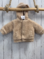 Preview: Pré Natal  Teddyjacke  Gr. 56  beige Kapuze 