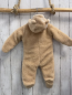 Preview: Pré Natal  Teddyoverall Gr. 62  beige Kapuze mit Ohren 