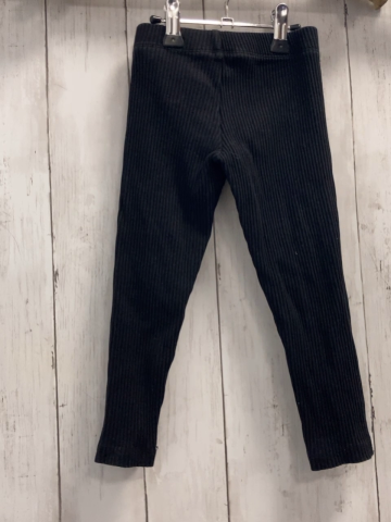 H&M  Leggings  Gr. 98  schwarz Rippen 