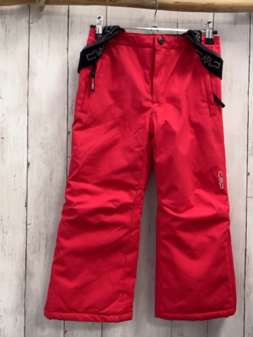CMP Skihose  Gr. 110  rot schwarze Hosenträger 