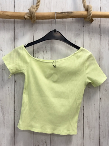 neu Zara  T-Shirt  Gr. 152  hellgrün Rippen