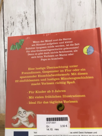 neu  Buch Zur Guten Nacht Minuten-Geschichten