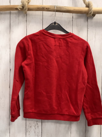 S´Oliver Pullover Gr. 128  rot schwarzer Truck