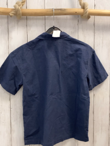 h&M  Sommerhemd  Gr. 134  blau 