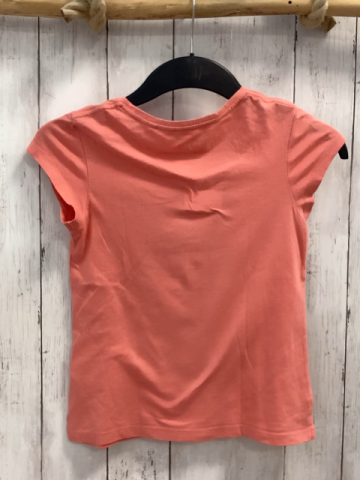   T-Shirt  Gr. 134/140  lachs Zebrakopf mit silber + schwarzen Pailetten 