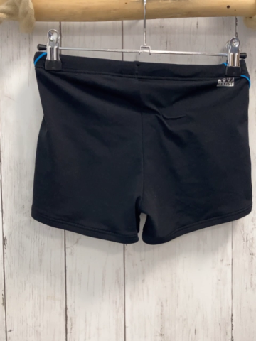 Decathlon  Badehose  Gr. 140  schwarz hellblaue Schrift 