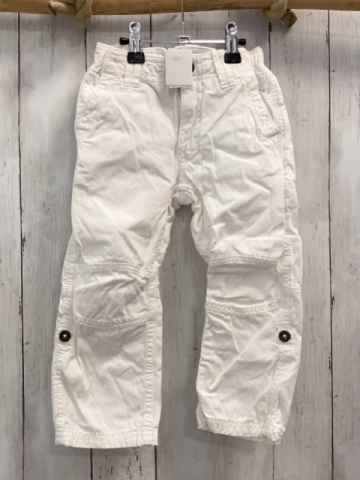 H&M  Hose  Gr. 98  weiß Bund verstellbar