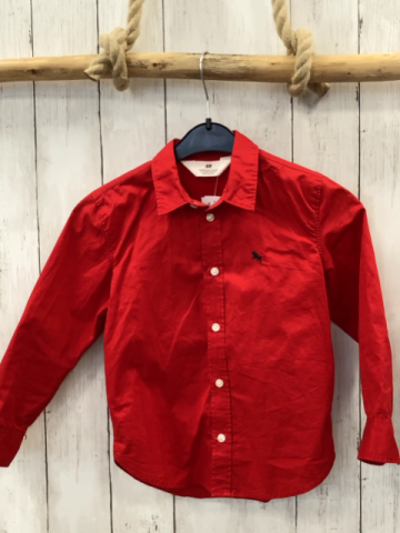 H&M Hemd Gr. 110  rot
