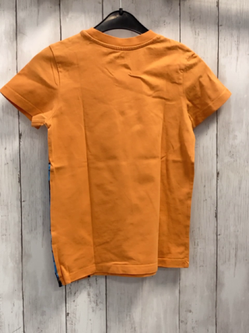 Nutmeg  T-Shirt  Gr. 128  orange hellblau bunter Dino 