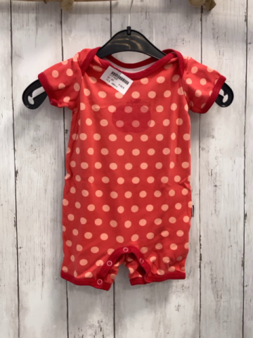 Jako-o  Playsuit  Gr. 80  rot apricot Punkte 
