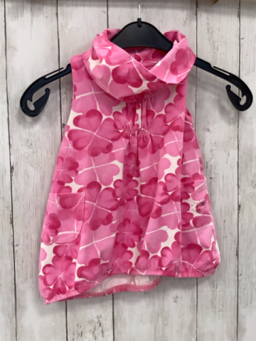 S´ Oliver  Longshirt  Gr. 104  weiß pink Herzblumen 