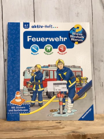 neu Kreativheft  WWW? Feuerwehr 