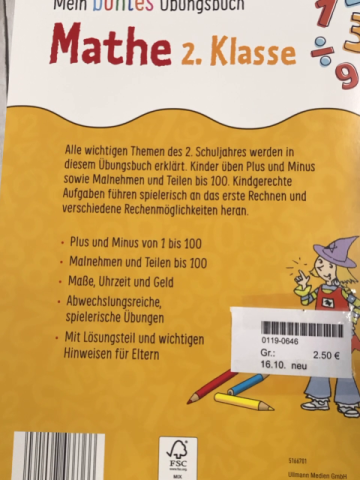 neu Kreativheft  Mein buntes Übungsbuch Mathe 2. Klasse 