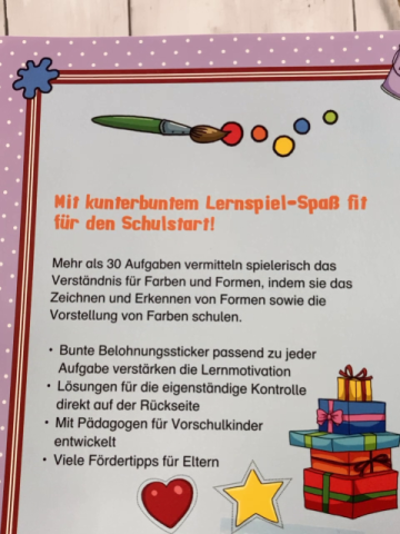 neu Kreativheft  Farben & Formen 