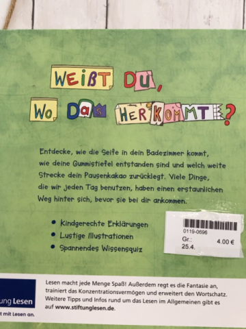   Buch Weißt du, wo das herkommt? 