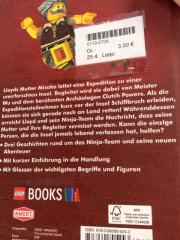 Lego  Buch Die Insel der Geheimnisse 