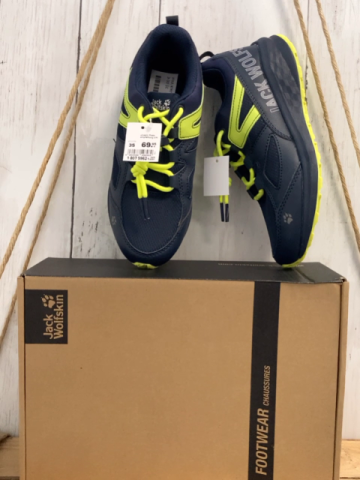 neu Jack Wolfskin  Schuhe  Gr. 35  blau hellgrün NP 69,95 