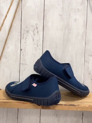 neu Superfit  Hausschuhe Gr. 35  blau Traktor 