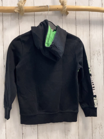 Minecraft  Pullover  Gr. 134/140  schwarz Kapuze Schrift Minecraft 