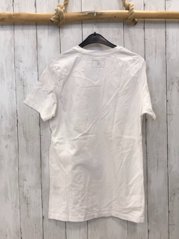 Jack & Jones  T-Shirt  Gr. 158/164  weiß Rechteck mit Streifen + Schrift 