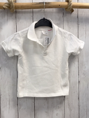Zara  T-Shirt  Gr. 92  weiß Polokragen