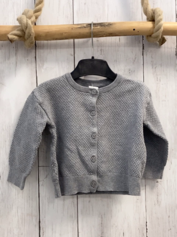 H&M  Strickjacke  Gr. 80  grau Wabenmuster 