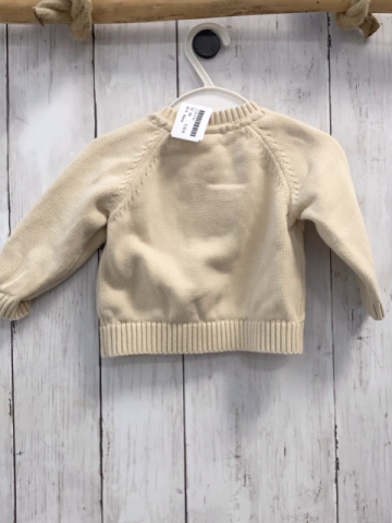 Alana  Strickjacke  Gr. 68  beige Lochmuster Zöpfe 