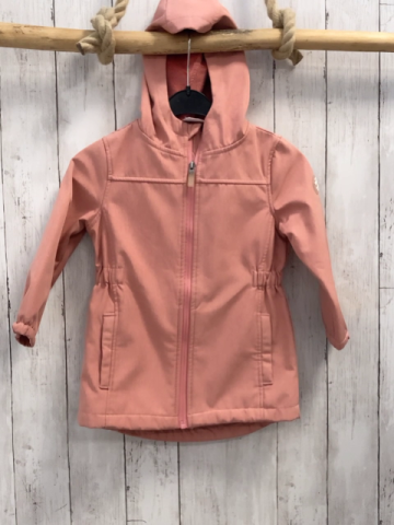   Softshelljacke  Gr. 104  altrosa Kapuze Plüschfutter