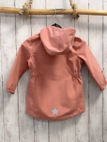   Softshelljacke  Gr. 104  altrosa Kapuze Plüschfutter