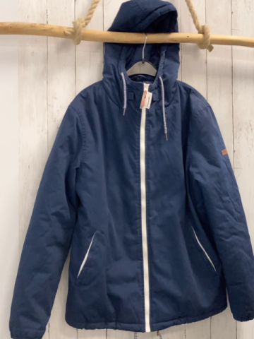 Sondag & Sons Jacke Gr. L  blau weißer Reißverschluss