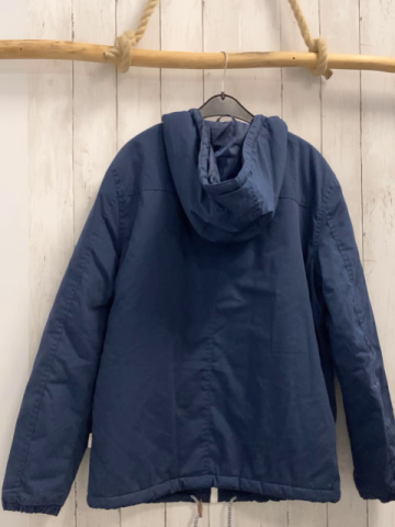 Sondag & Sons Jacke Gr. L  blau weißer Reißverschluss