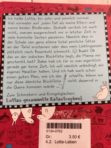 Lotta-Leben  Buch Alles voller Kaninchen