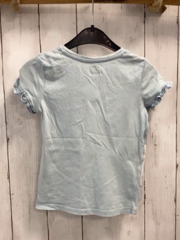 Disney  T-Shirt  Gr. 110  hellblau Anna mit Pferd und Pailetten 