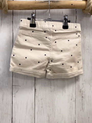 H&M Shorts Gr. 98  beige schwrarze Punkte 
