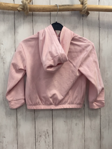  Pullover Gr. 104  rosa Pailettenschmetterling
