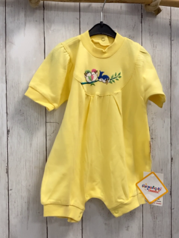 neu Liegelind  Playsuit  Gr. 68  gelb Vögel 