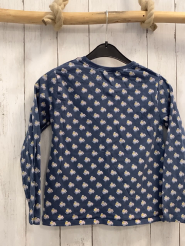 Next  Langarmshirt  Gr. 122  petrol Blumen 