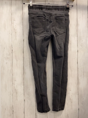 Next  Hose  Gr. 146  grau Jeans Gummizugbund mit Kordel 