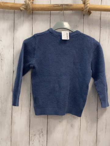 H&M  Pullover  Gr. 110  hellblau Struktur Strick 