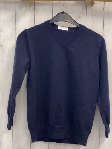   Pullover  Gr. 146  blau Strick 
