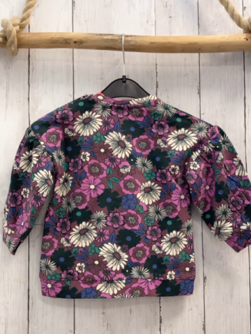 neu Babyface  Pullover  Gr. 86  rost + bunte Blumen 