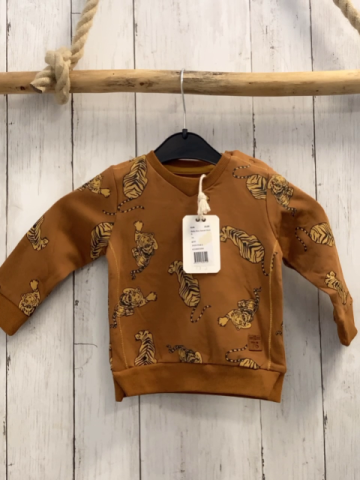 neu Pebble Stone  Pullover  Gr. 74   braun Tiger NP 19,99 € 
